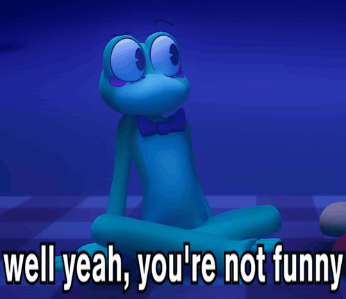 You'Re Not Funny Ribbit GIF. This 498 x 430 animated GIF is part of our lustiges gewitter collection. Related themes include burn, funny. Created by…