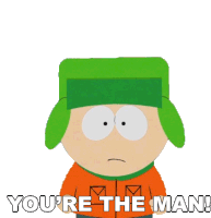 Youre The Man Kyle Broflovski Sticker