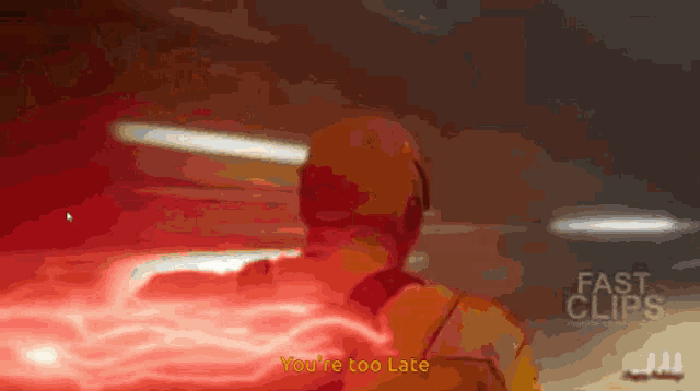 Youre Too Late Thawne Chases Barry GIF