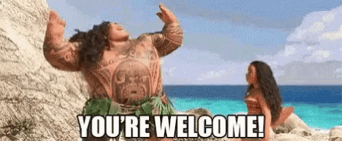 Youre Welcome Moana GIF