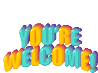 Youre Welcome My Pleasure Sticker