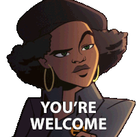 Youre Welcome Zara Sticker