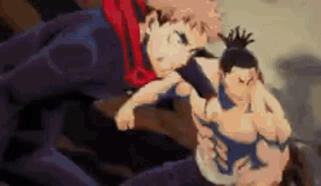 Yuji And Todo Vs Hanami Yuji GIF