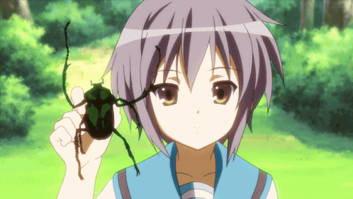Yuki Nagato Haruhi Suzumiya GIF