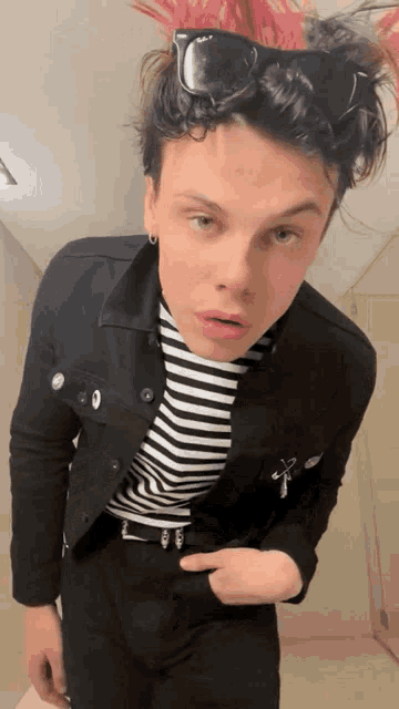 Yungblud Kiss GIF