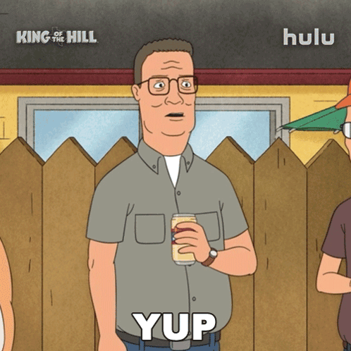 Yup Hank Hill GIF