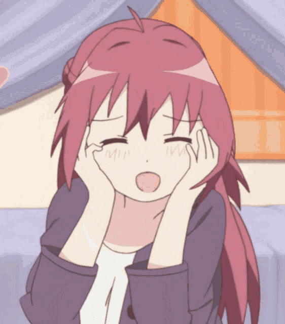 Yuru Yuri Flustered GIF