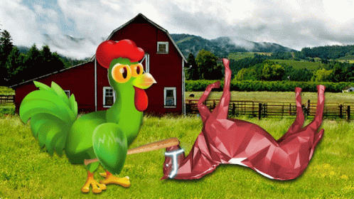 Zed Run Chicken Derby GIF