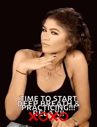 Zendaya Let Me Calm Down GIF