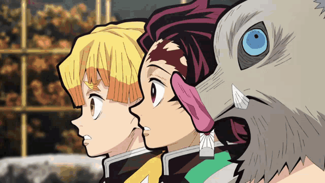 Zenitsu Tanjiro GIF