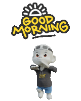 Zhot Morning Vibes Good Morning Sunshine Sticker