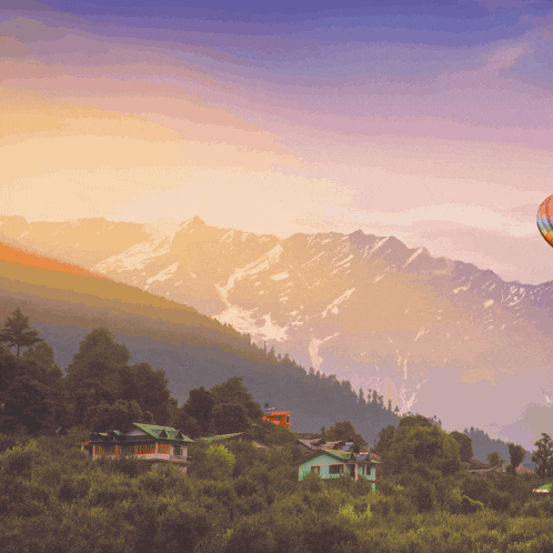 Zip Line Manali GIF