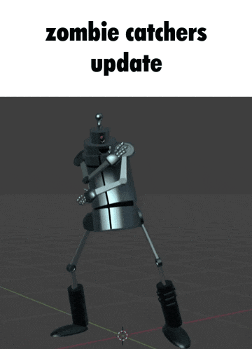 Zombie Catchers Bud The Robot GIF