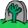 Zombie Hand Sticker