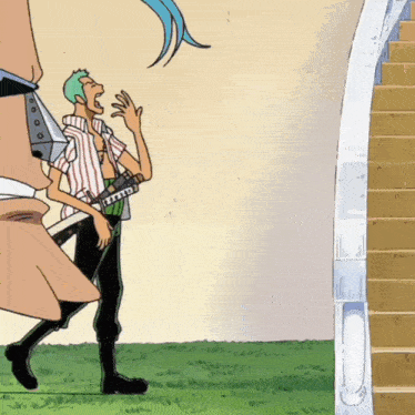 Zoro Takes His Swords Out And Sleeps Bored Zoro GIF