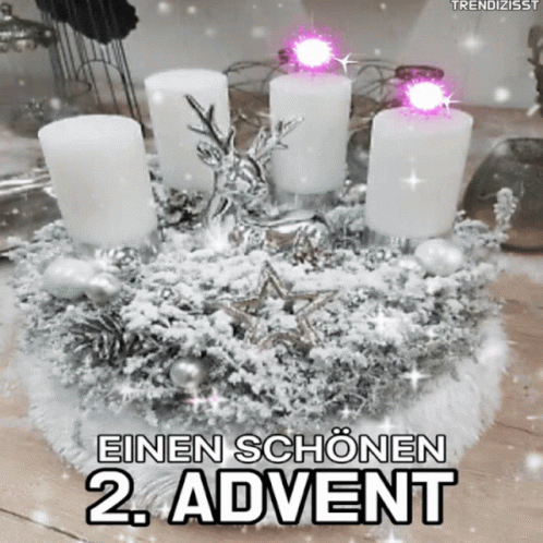 Zweiter Advent Advent GIF. This 498 x 498 animated GIF is part of our guten morgen zweiter advent collection. Related themes include weihnachten. Created by…