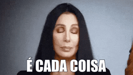 é Cada Coisa, Virando O Olho, Cher GIF