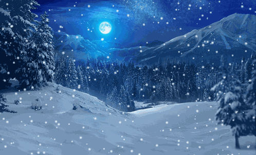 зима GIF