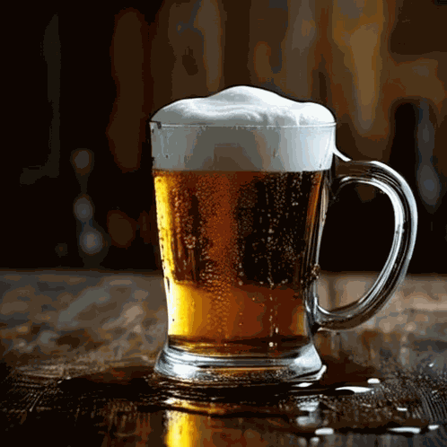 пиво кружка пена жажда Beer Cup GIF