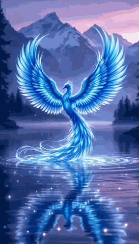 птица феникс Phoenix Bird GIF