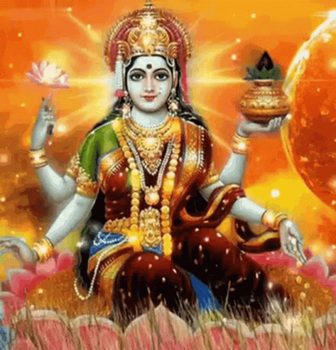 लक्ष्मी Mata Lakshmi Ji GIF