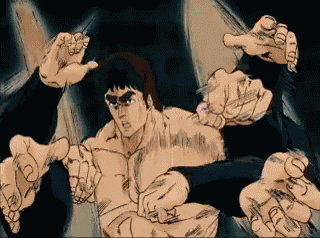 北斗神拳 お前はもう死んでいる GIF