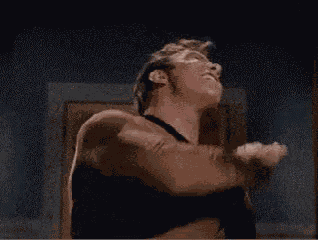 打自己 痛 搞笑 打耳光 GIF