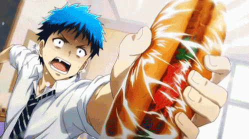 焼きそばサンド　やきそば　どうぞう　コンビニ GIF