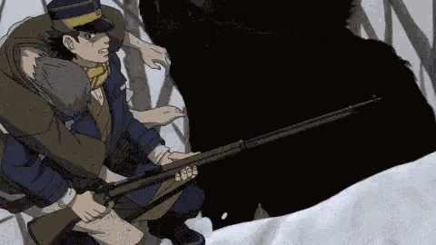 熊　くま　ゴールデンカムイ 金カム　アニメ GIF