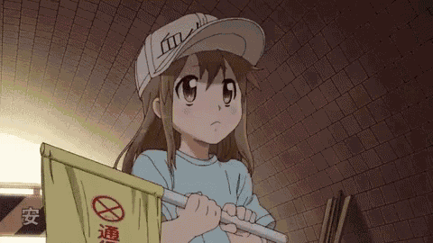 血小板「あのね！あのね！」【はたらく細胞】 GIF