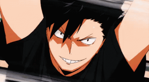 黒尾鉄朗 ハイキュー!! GIF