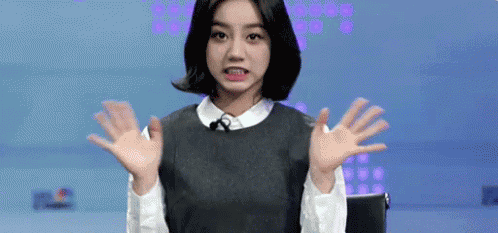 혜리 손흔들기 손인사 손바닥 안녕 하이 ㅎㅇ 반가 방가 걸스데이 GIF