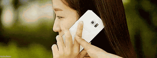 후아유 학교2015 폰 통화 전화 스크린 깨짐 왕따 이지메 학교 학생 고딩 GIF