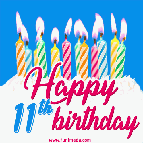 11th Birthday Eleventh Birthday GIF