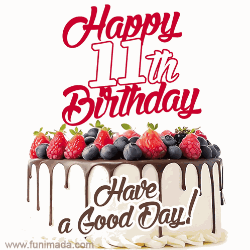 11th Birthday Eleventh Birthday GIF