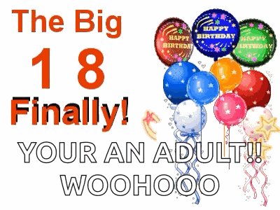 18th Birthday Finally Birthday GIF