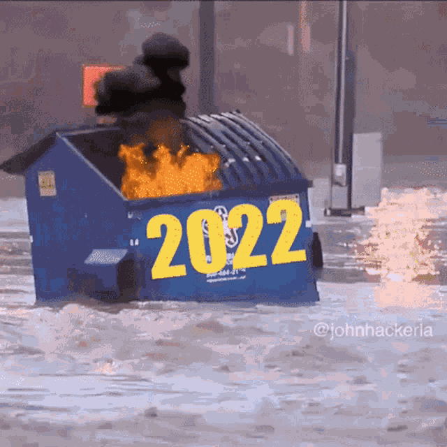 2022 Dumpster Fire GIF