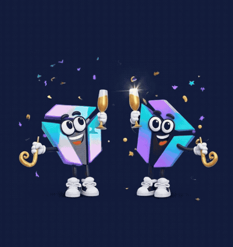 2026 Celebration Emoji Celebration Mood Emoji GIF