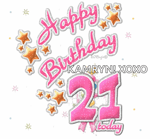 21st Birthday Happy Birthday GIF