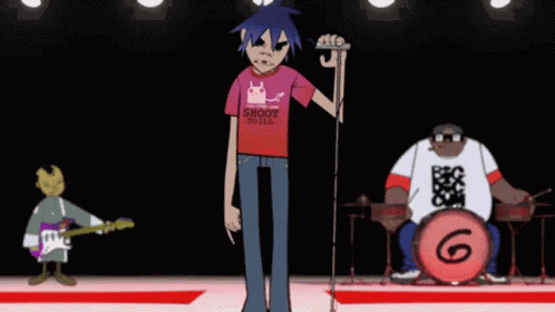2d Gorillaz GIF