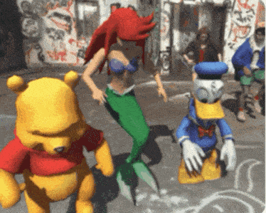 3 Dancers Disney Dance GIF