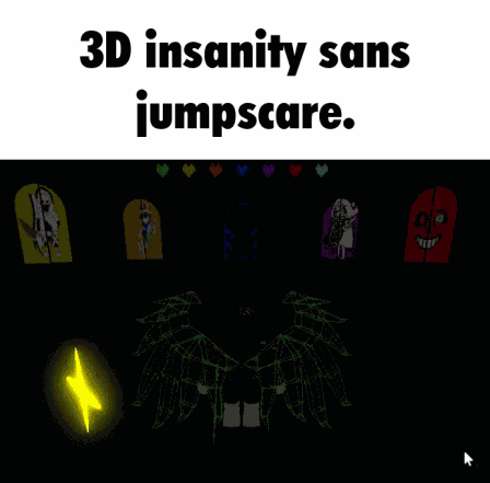 3d Insanity Sans Jumpscare Undertale 3d Boss Battlesa GIF