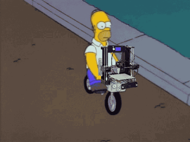 3d Printer Homer GIF