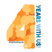4 Years Groupgreeting Sticker