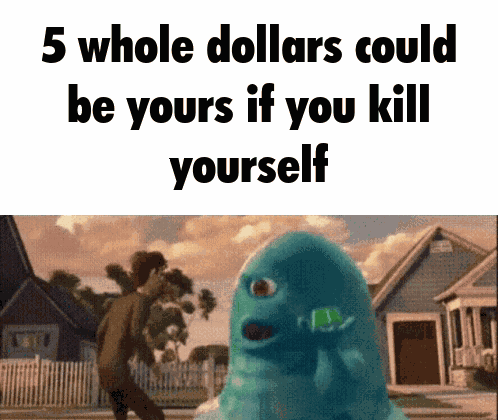 5 Whole Dollars Monsters Vs Aliens GIF