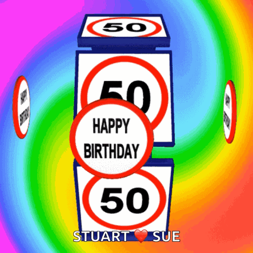 50th Birthday Happy50th Birthday GIF