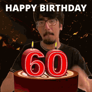 60 Birthday 60 Hbd GIF