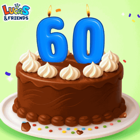 60th Birthday 60th Birthday Candle GIF