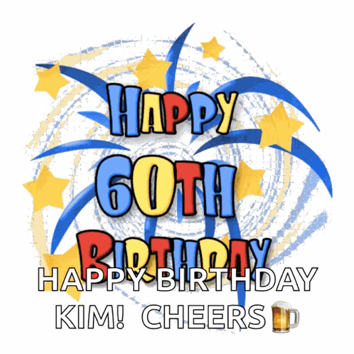 60th Birthday Happy Birthday To You GIF