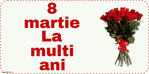 8martie La Multi Ani GIF